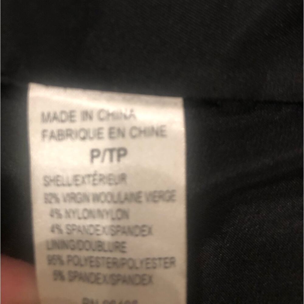 Theory Four Button Double Breasted Wool Black Bla… - image 8